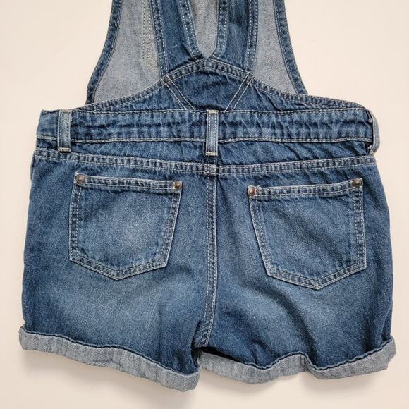 L.E.I. Rolled Cuff Denim Short Overalls - Picture 11 of 14